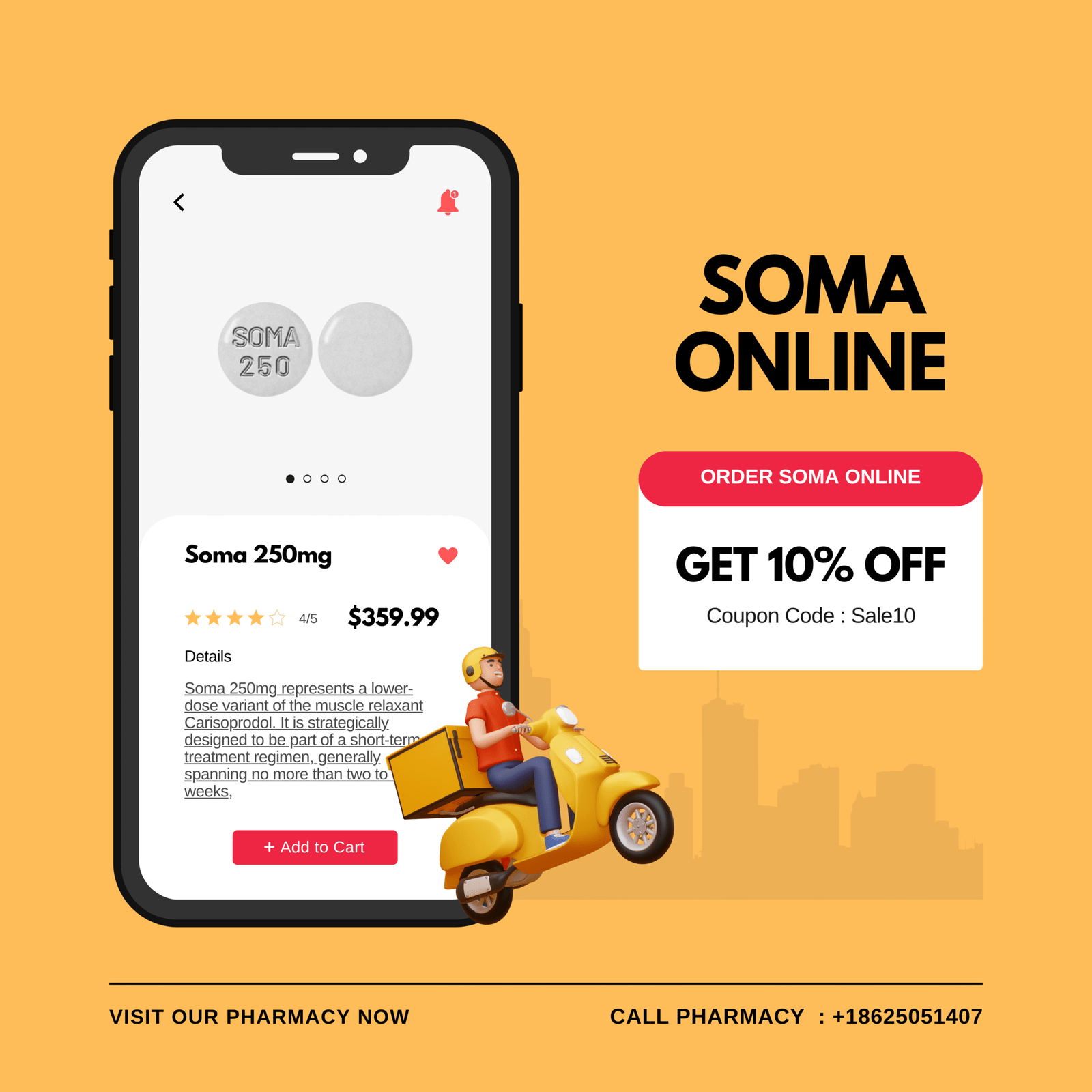 Buy Soma Online With cheapmedss.com